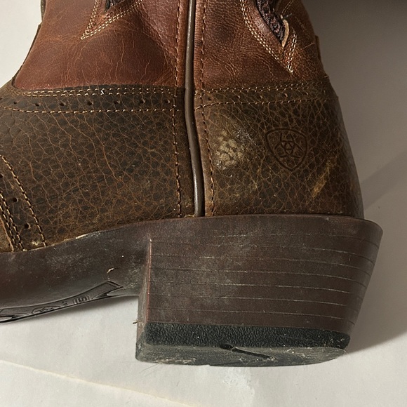 Ariat Brown Leather Western Boots - Picture 5 of 7